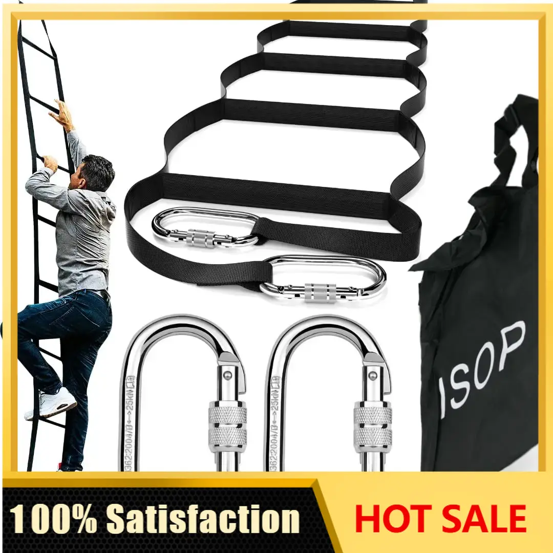 Fire Escape Ladder - Échelle d'évacuation réutilisable pour 3 étages,