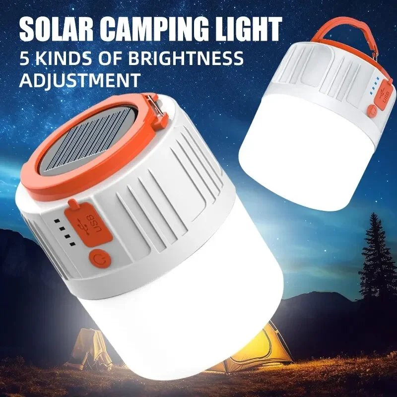 Power Outage Light - Lampe LED solaire à chargement USB,