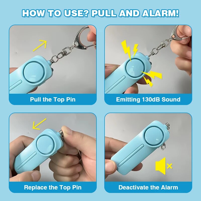 Porte-clés d'alarme de sécurit - Personal Alarm Keychain avis et prix