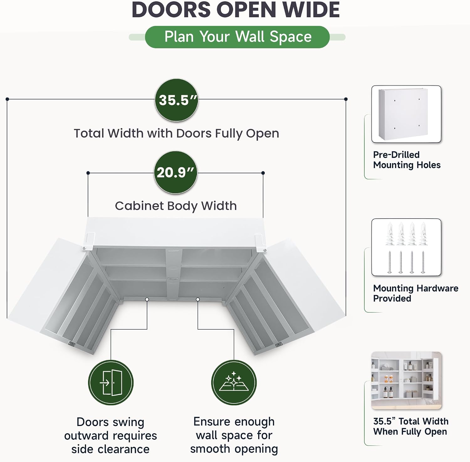 Grande armoire à pharmacie ver - Medicine Cabinet Lock avis et prix