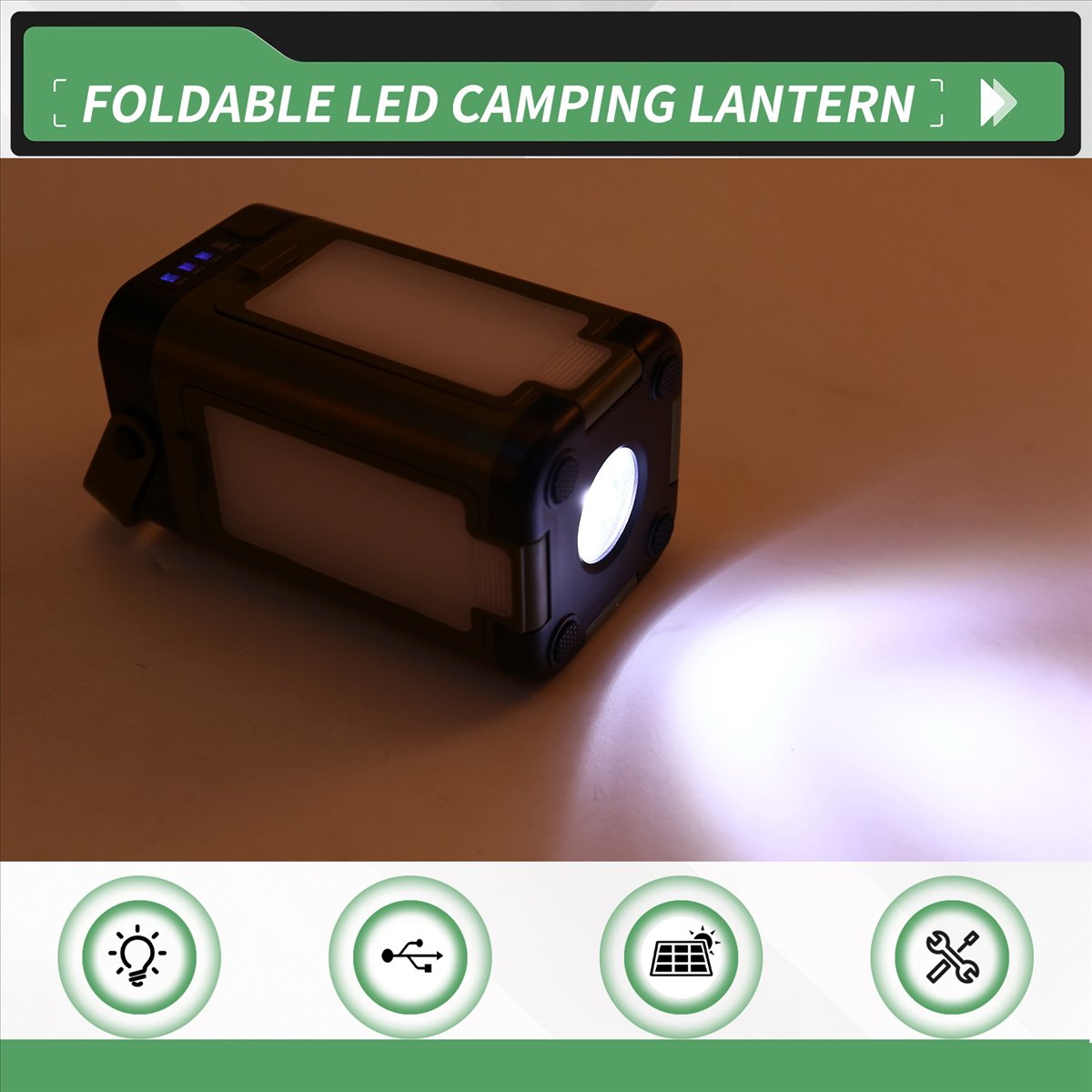 Lanterne de camping LED pliabl - Power Outage Light avis et prix